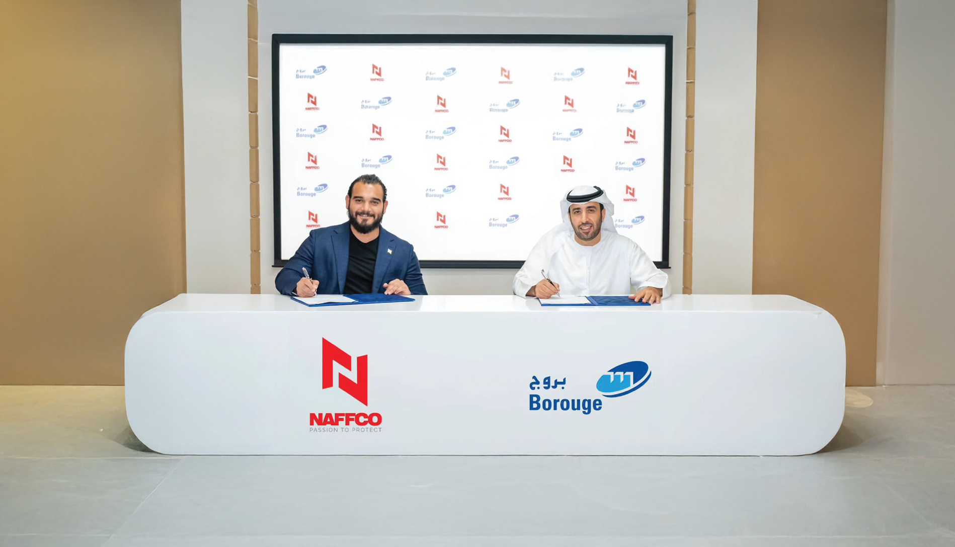 NAFFCO and BOROUGE Signed AED160 Million Agreement for the Infrastructure Solutions Supply