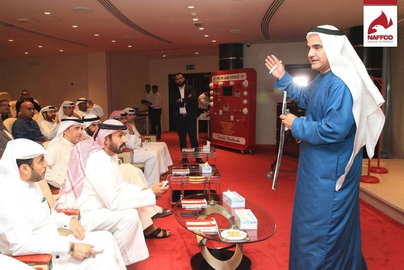 Major General Expert Rashid Thani Al Matroushi & Civil Defence Officials Attends NAFFCO Workshop